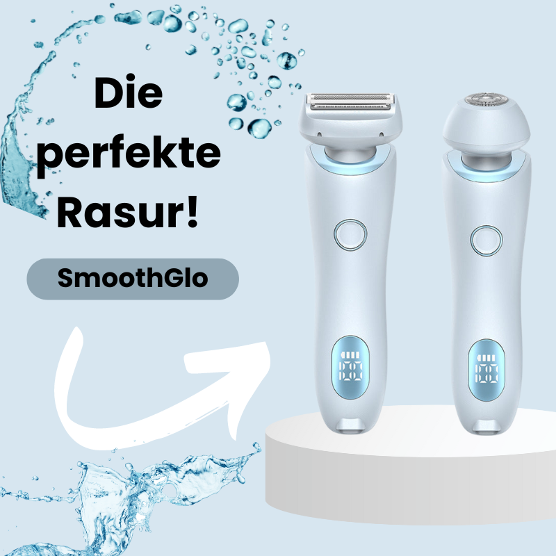 Luvora SmoothGlo Rasierer für Frauen - seidige Haut mit SoftGlow-Effekt.