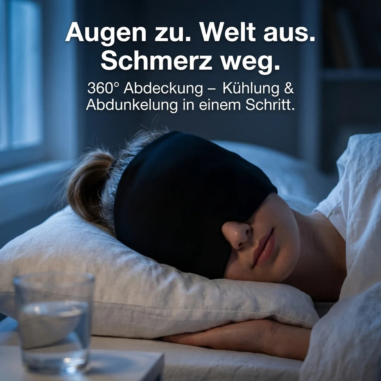Luvora CoolCap - Migräne Kühlhaube 360° Gel Maske