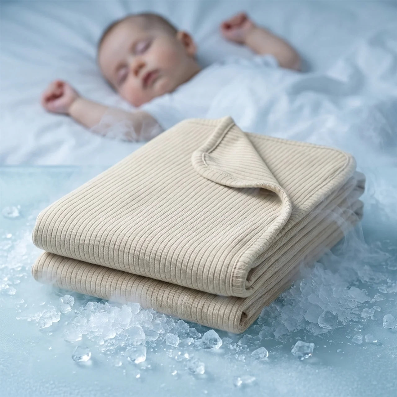 Kühlende Babydecke – Luvora Bambini