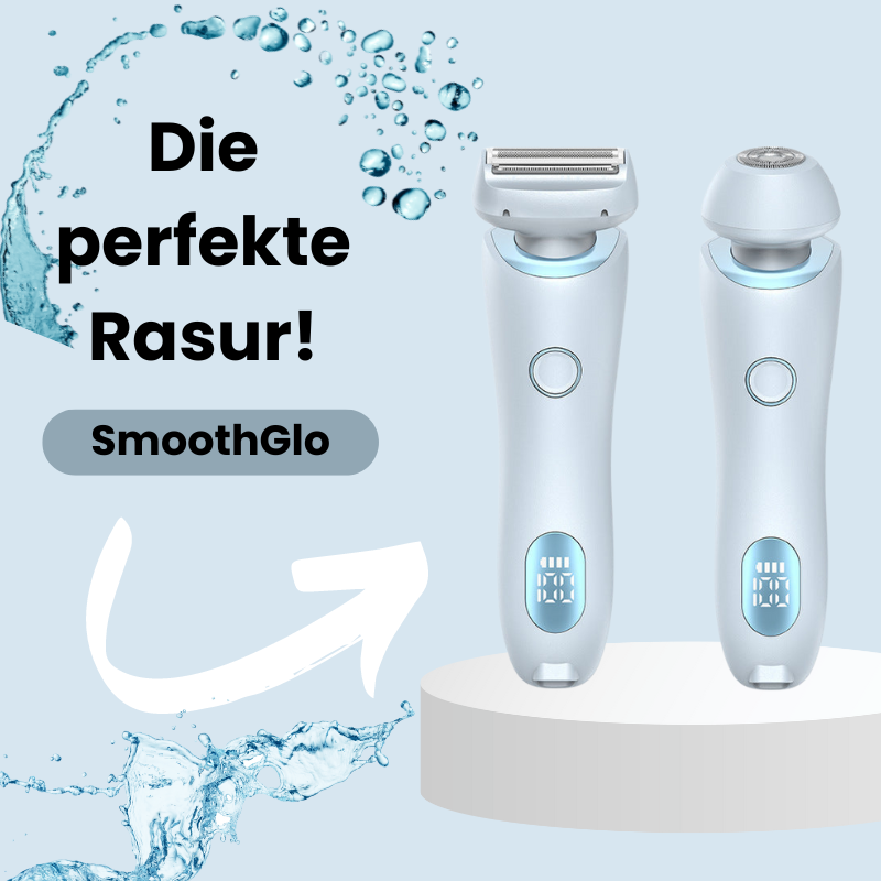 Luvora SmoothGlo - Lady Rasierer für seidige Haut mit SoftGlow-Effekt.