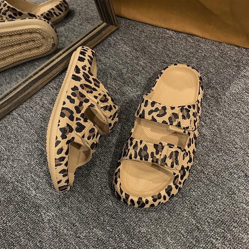 Luvora Leopard Walk - Sommer Schlappen