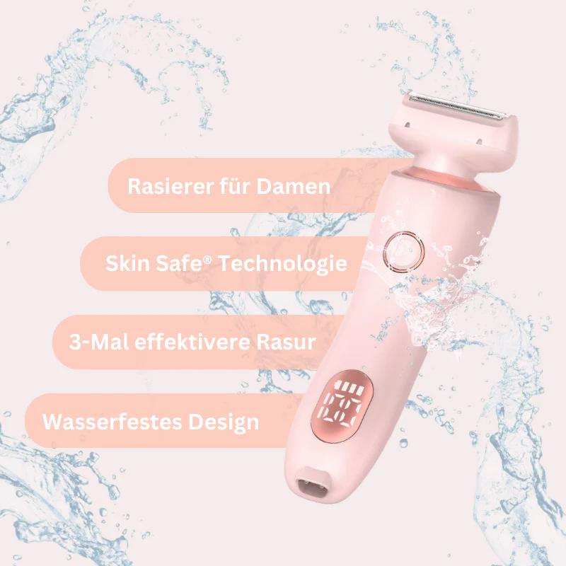 Luvora SmoothGlo - Lady Rasierer für seidige Haut mit SoftGlow-Effekt.