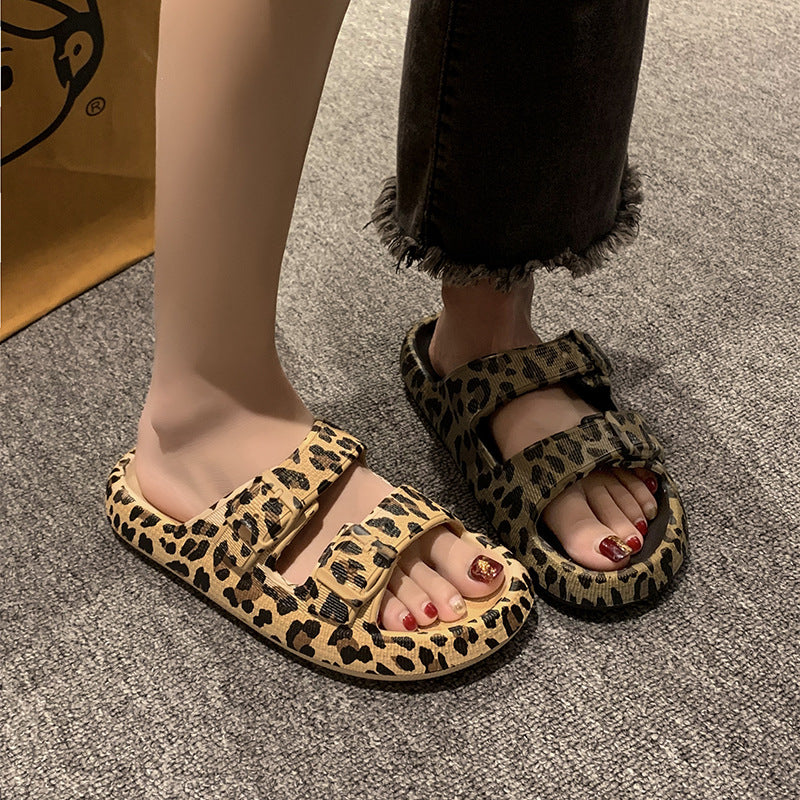 Luvora Leopard Walk - Sommer Schlappen