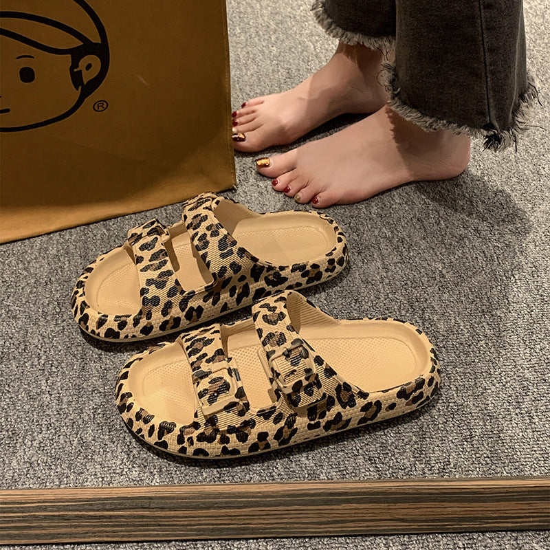 Luvora Leopard Walk - Sommer Schlappen