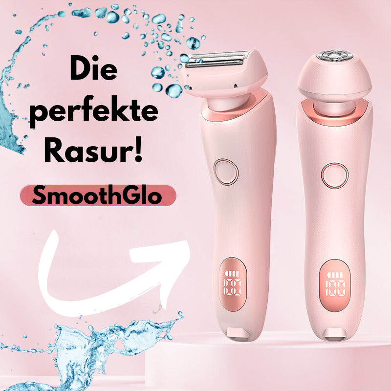 Luvora SmoothGlo - Lady Rasierer für seidige Haut mit SoftGlow-Effekt.