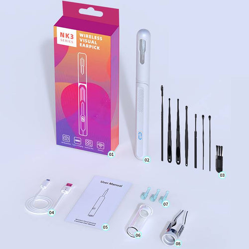Ohrenreiniger mit Kamera – HD WiFi Live-Bild aufs Smartphone