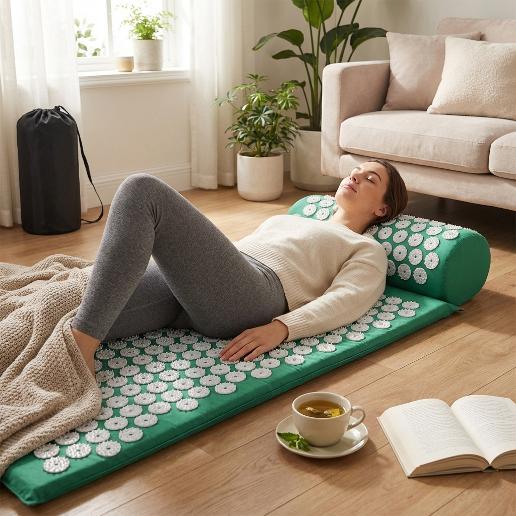 ZenMat – Akupressurmatte Set mit Kissen & Tragetasche