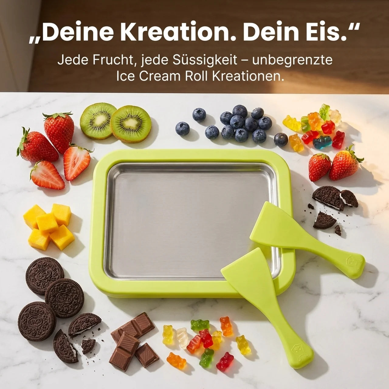 IcePan – Eiscreme Roll Platte Eis selber machen