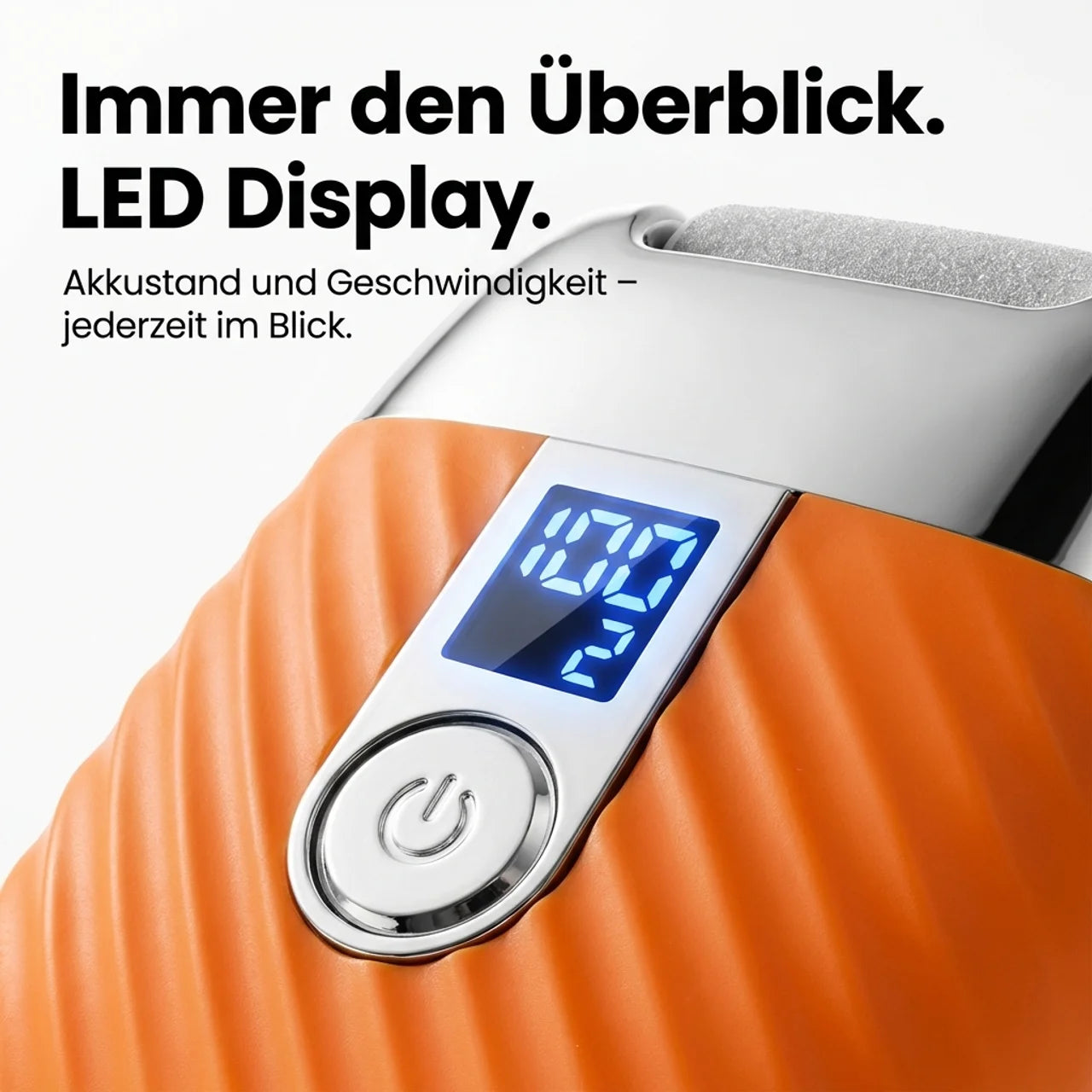 SmoothFoot – Elektrischer Hornhautentferner mit LED Display