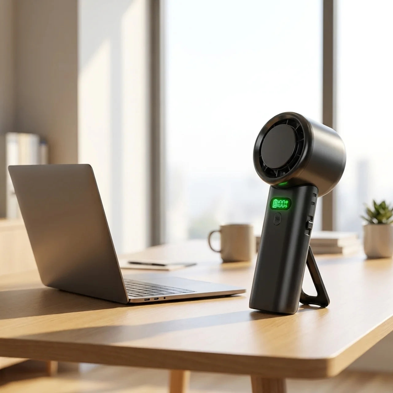 Handventilator Kühlung klappbar 5200mAh – Luvora IceFan