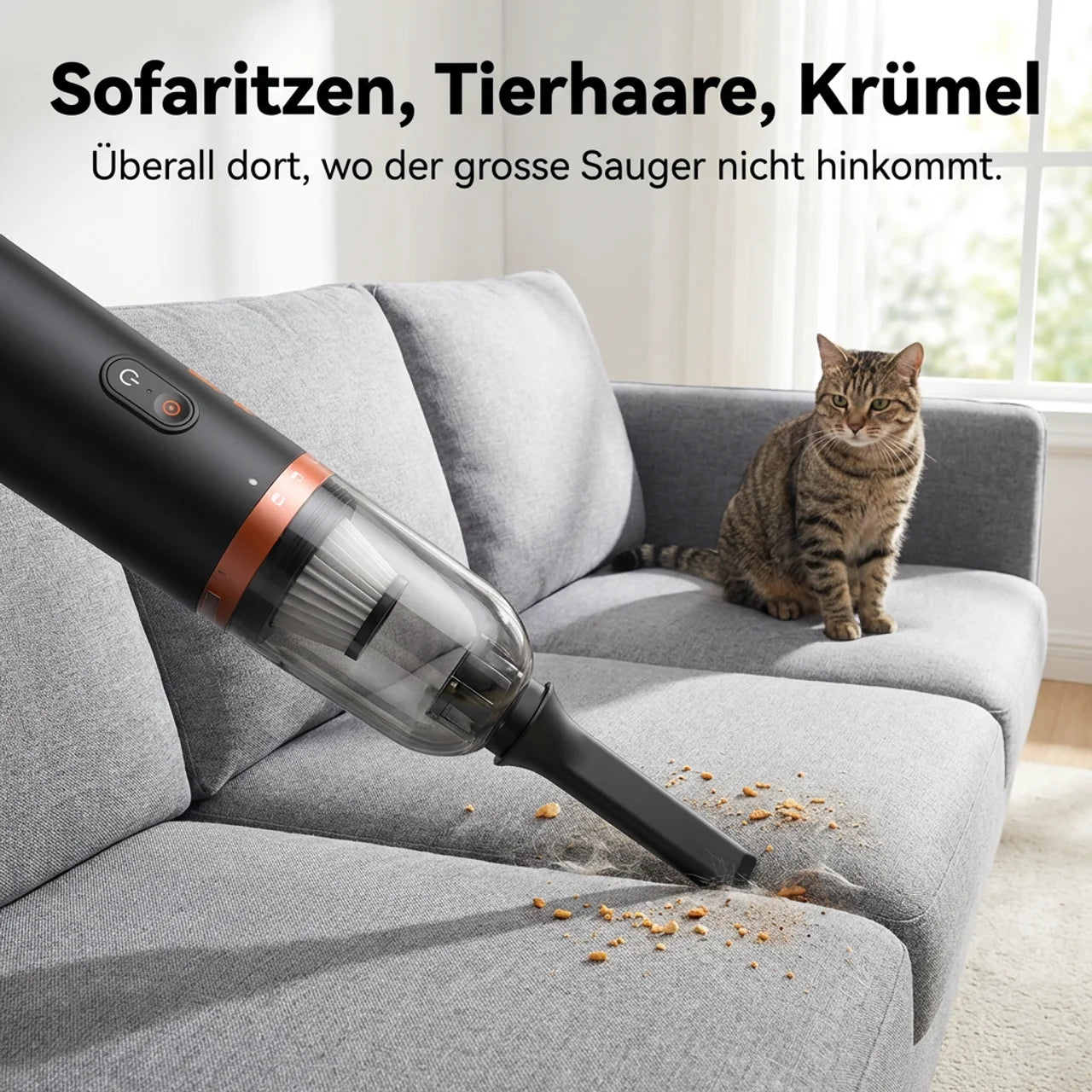 Kabelloser Mini Handstaubsauger