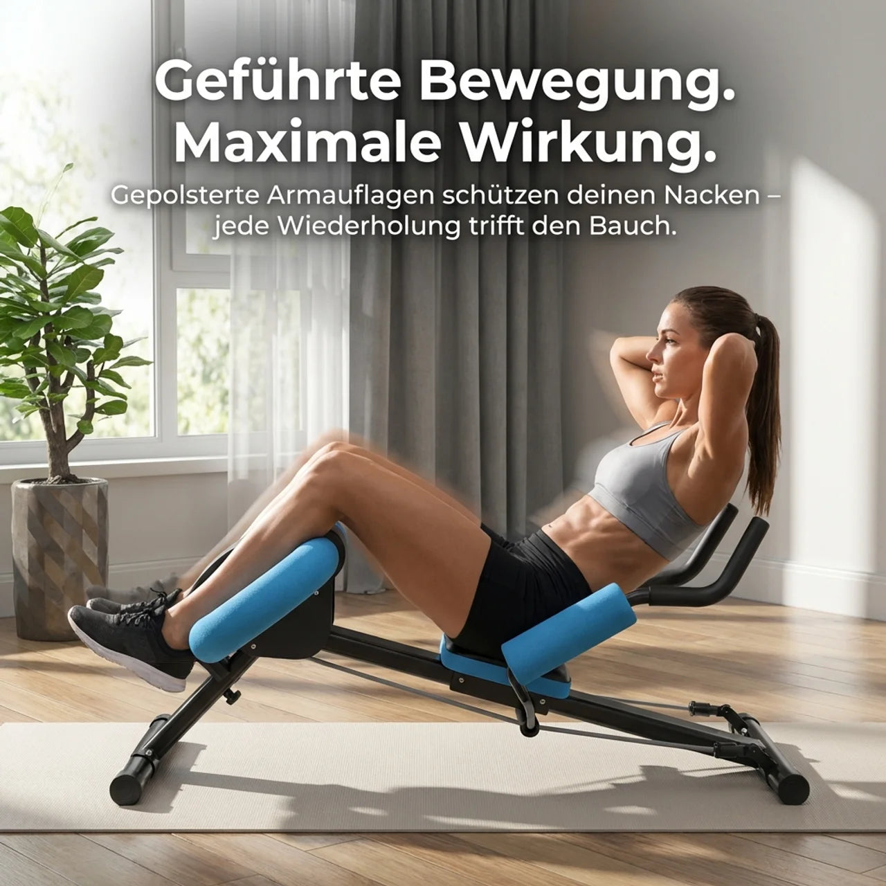 Bauchtrainer Klappbar – Bauch, Rücken & Core