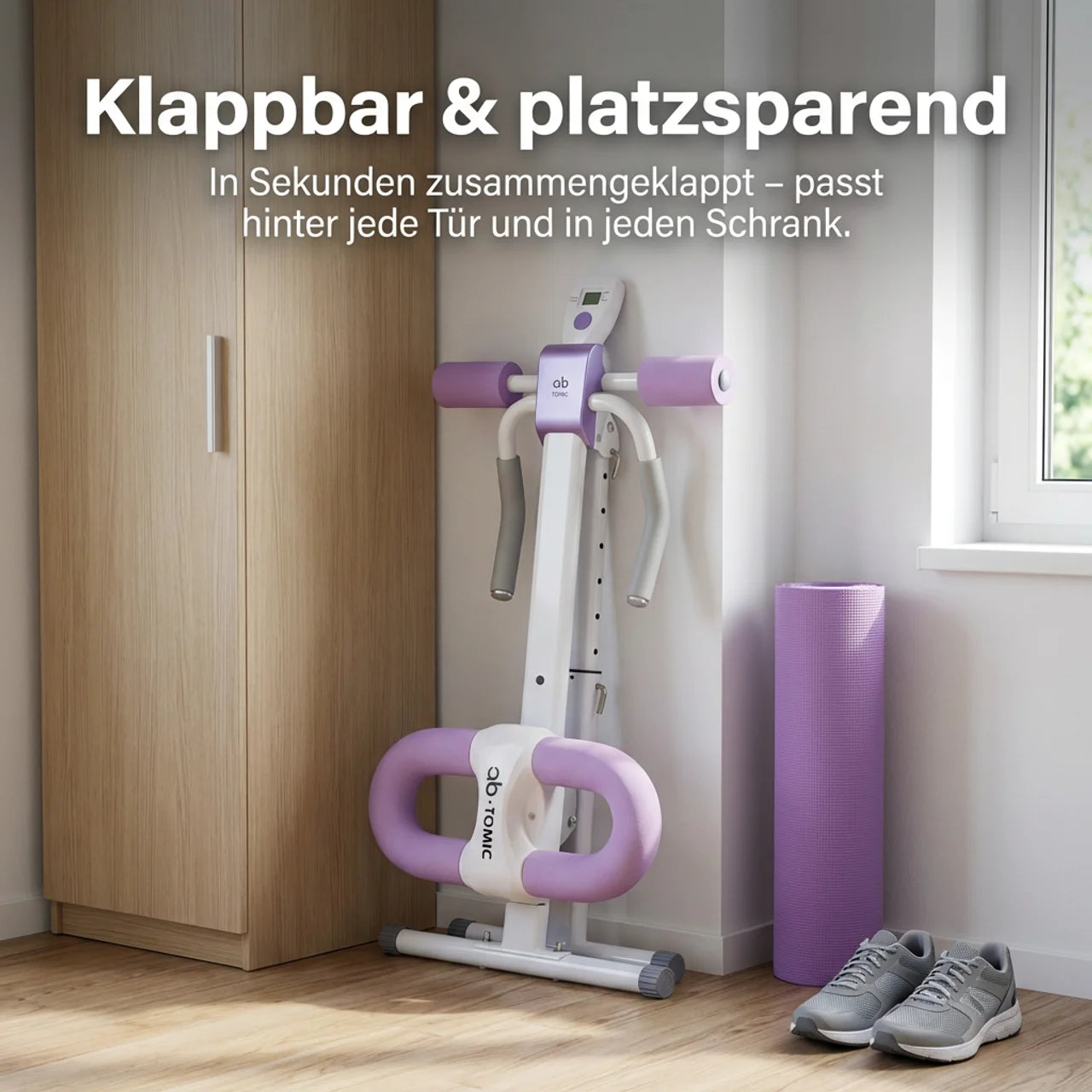 Bauchtrainer Klappbar – Bauch, Rücken & Core