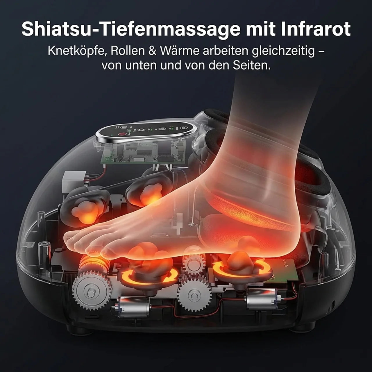 Fussmassagegerät mit Wärme & Shiatsu