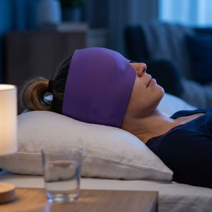 Luvora CoolCap - Migräne Kühlhaube 360° Gel Maske