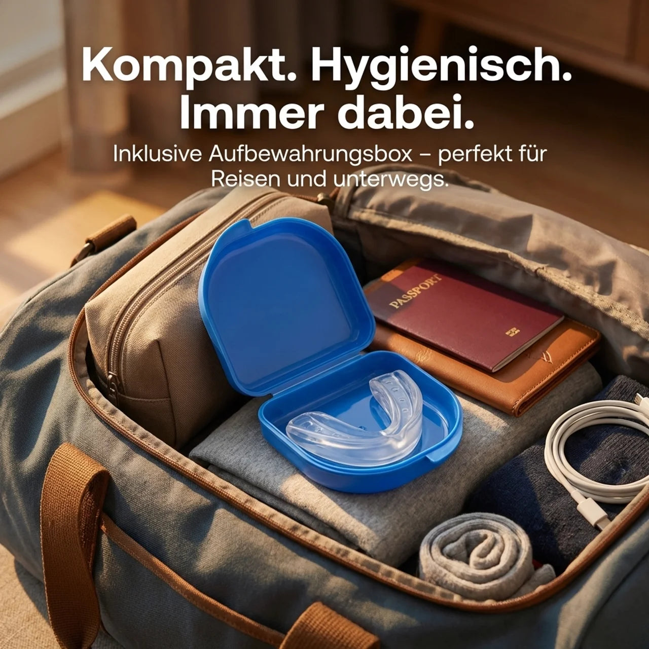 SilentNight – Anti-Schnarch Mundschutz anpassbar wiederverwendbar