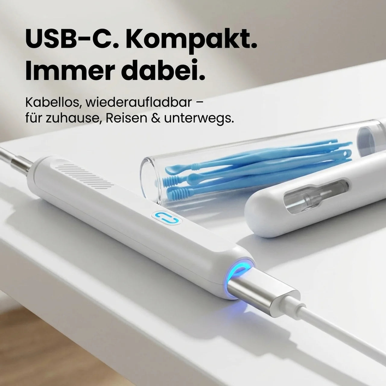Ohrenreiniger mit Kamera – HD WiFi Live-Bild aufs Smartphone