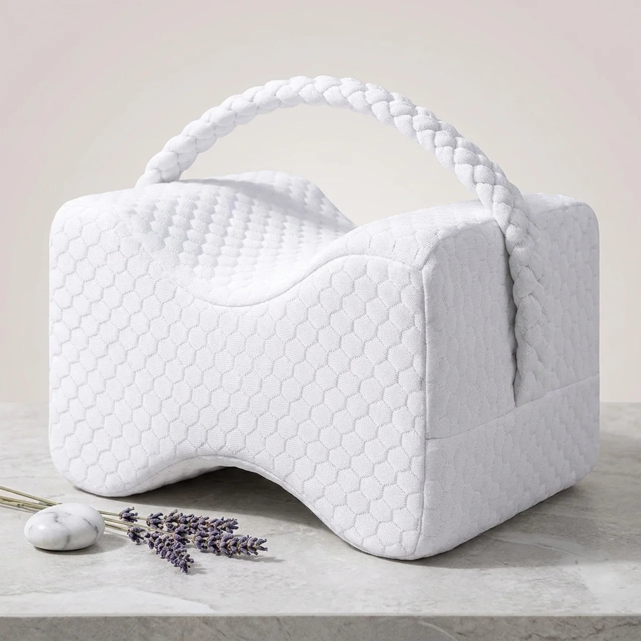 LUVORA KneeRest – Orthopädisches Kniekissen Seitenschläfer