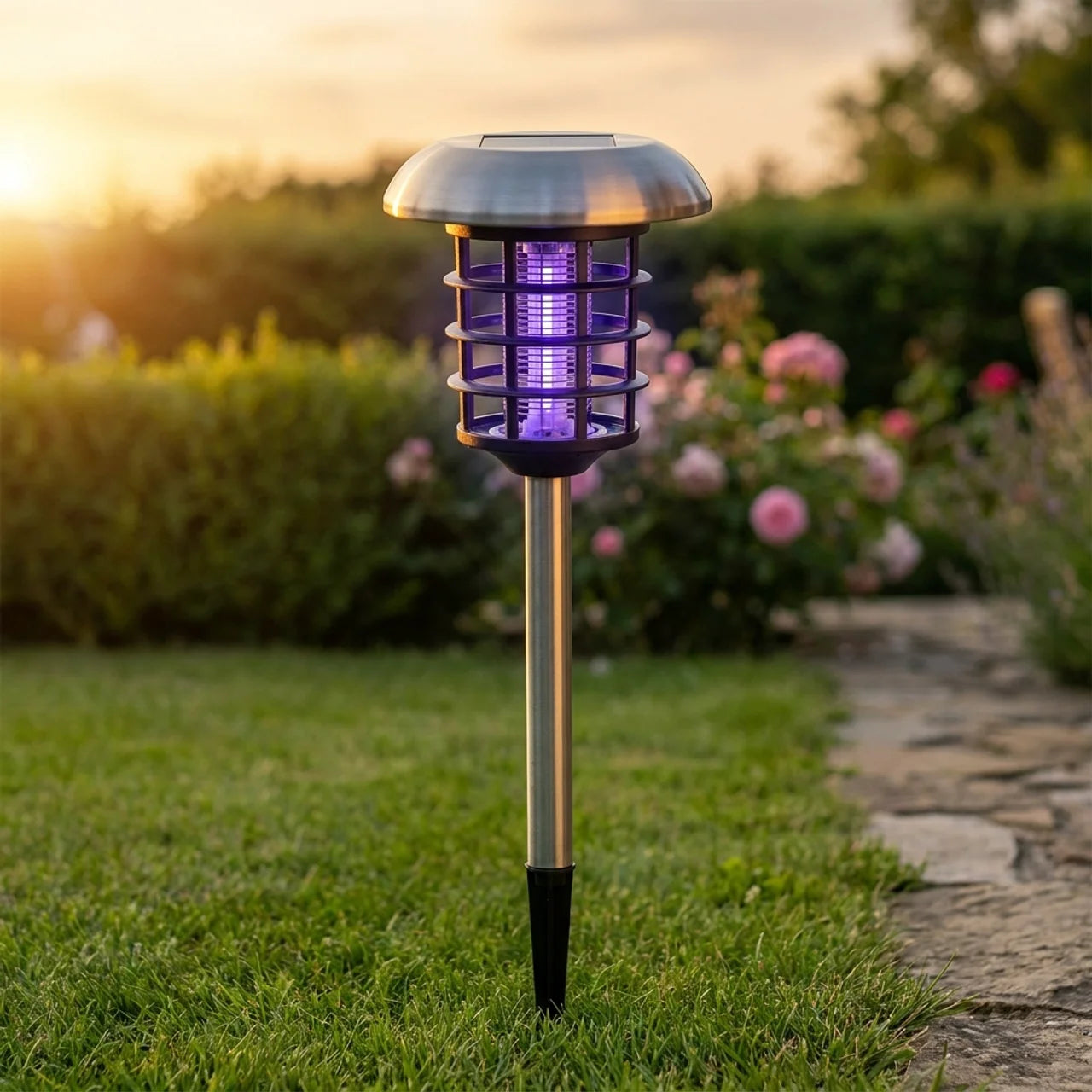 Luvora BugShield Solar-Mückenlampe für deinen Garten