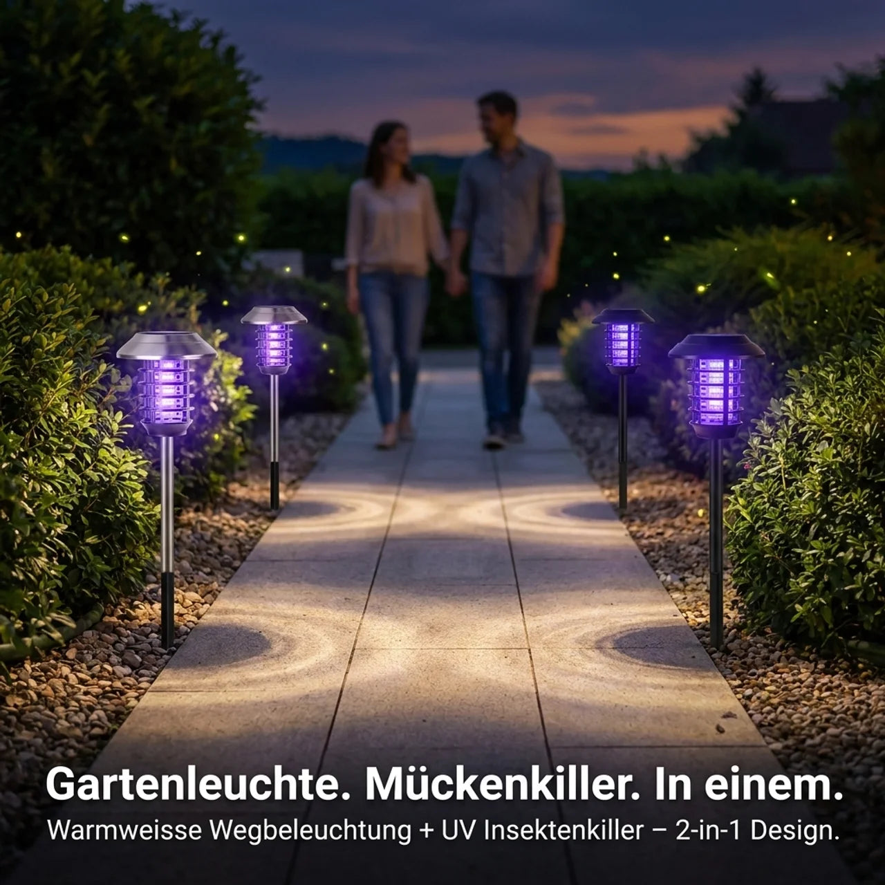 Luvora BugShield Solar-Mückenlampe für deinen Garten
