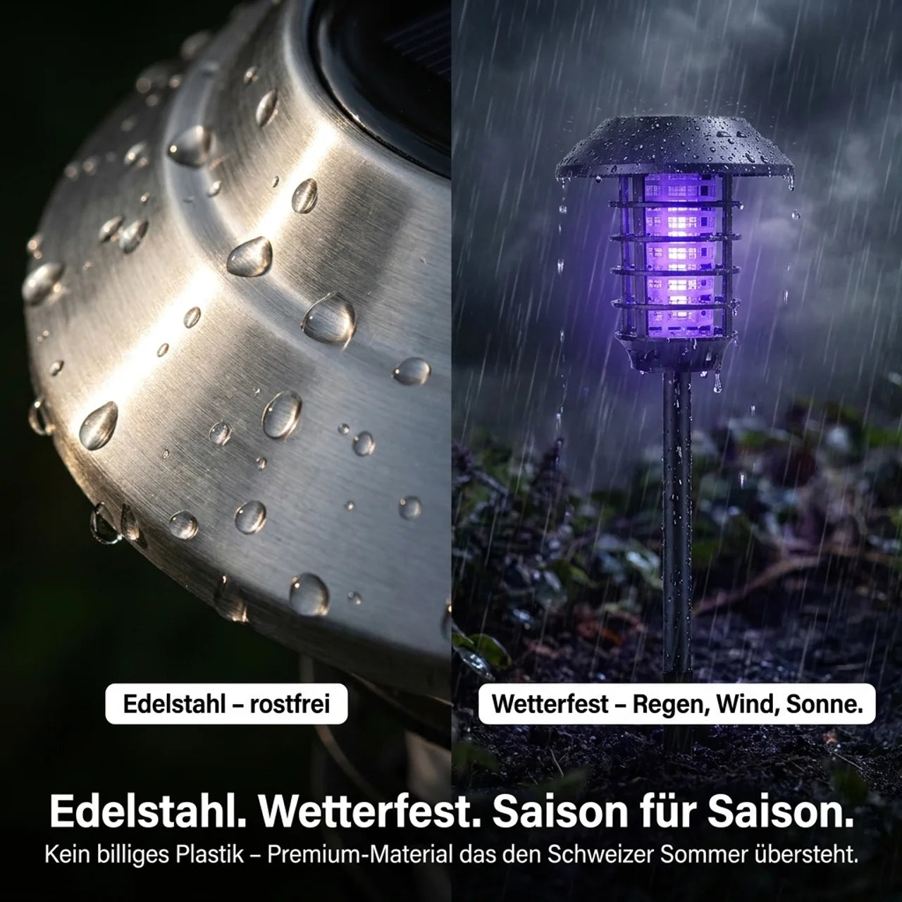 Luvora BugShield Solar-Mückenlampe für deinen Garten
