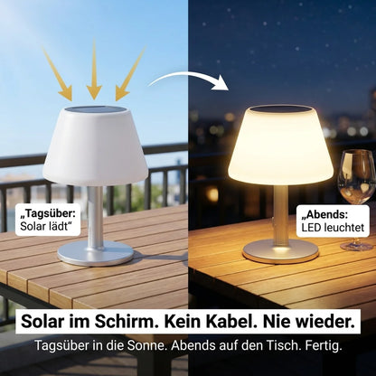 LumiTable kabellose Solar-Tischlampe