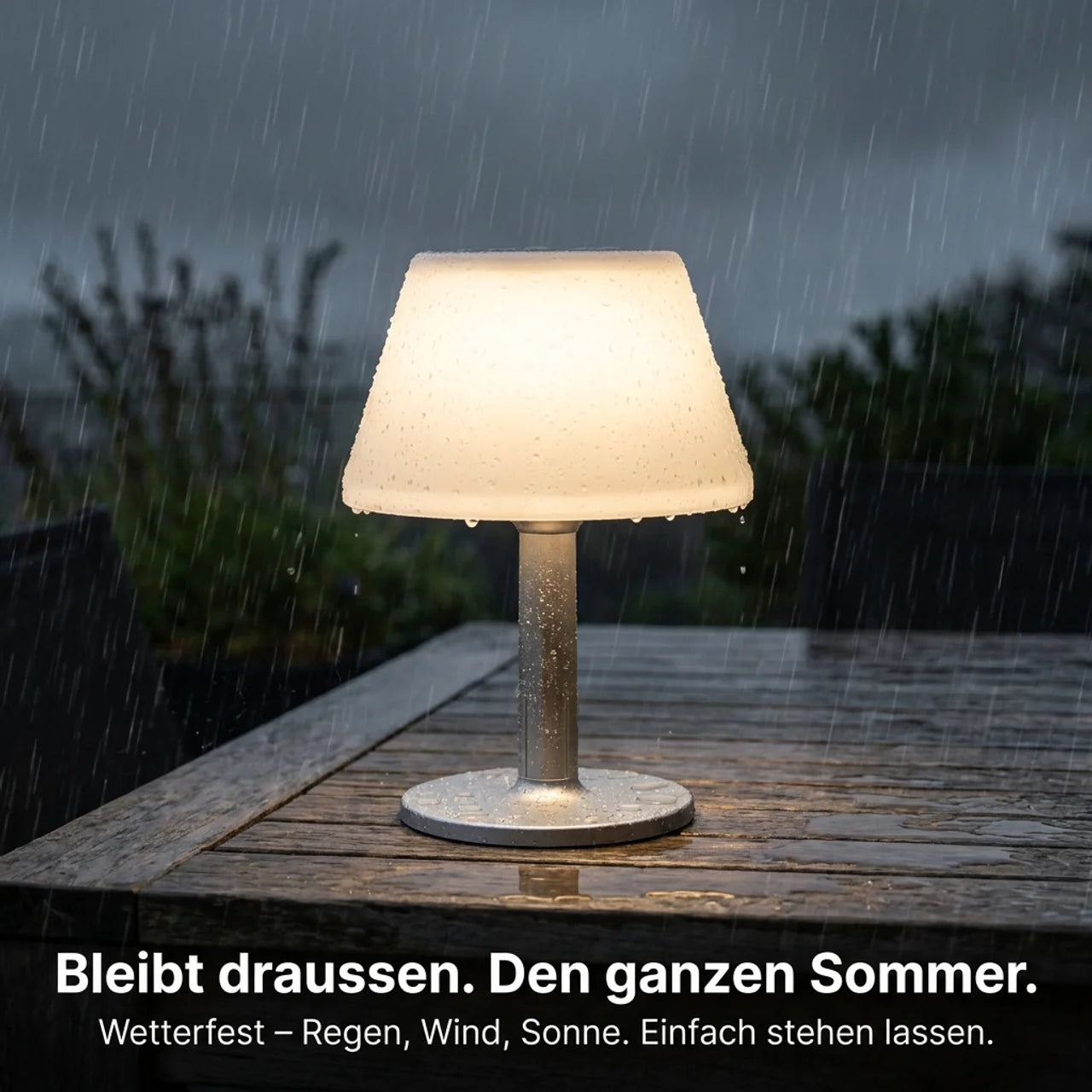 LumiTable kabellose Solar-Tischlampe