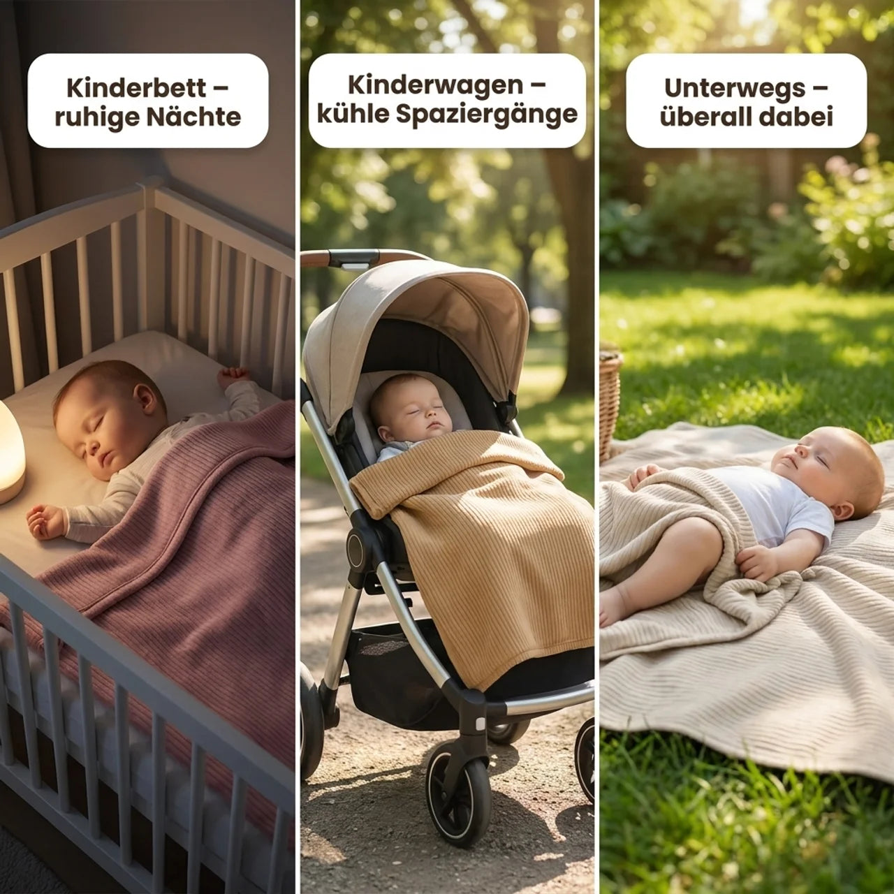 Kühlende Babydecke – Luvora Bambini