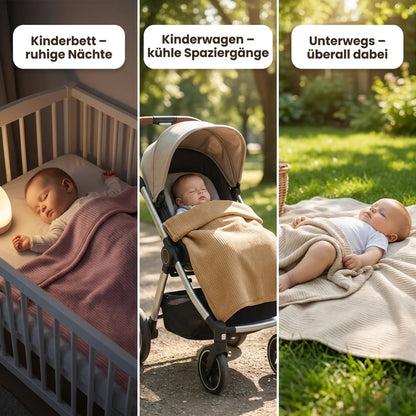 Kühlende Babydecke – Luvora Bambini