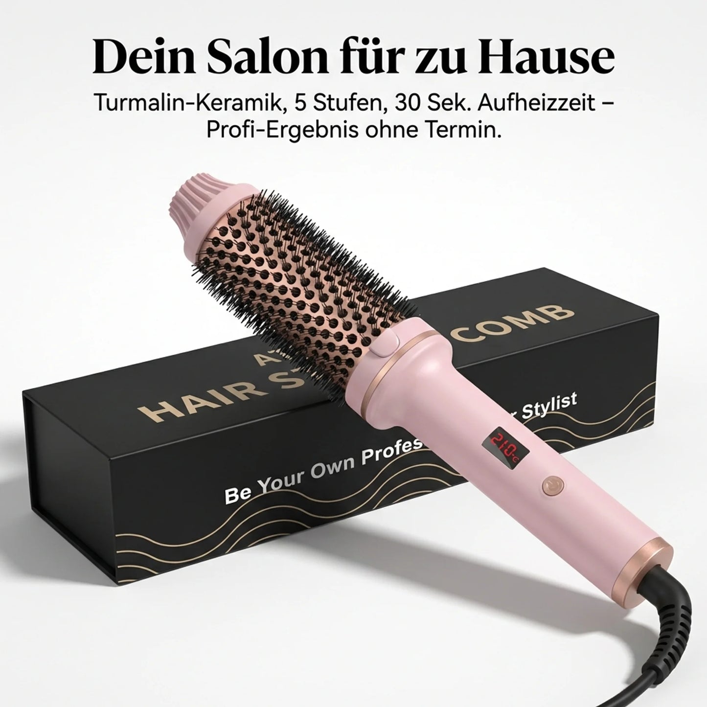 3-in-1 Haarstyler – Locken, Glätten & Volumen