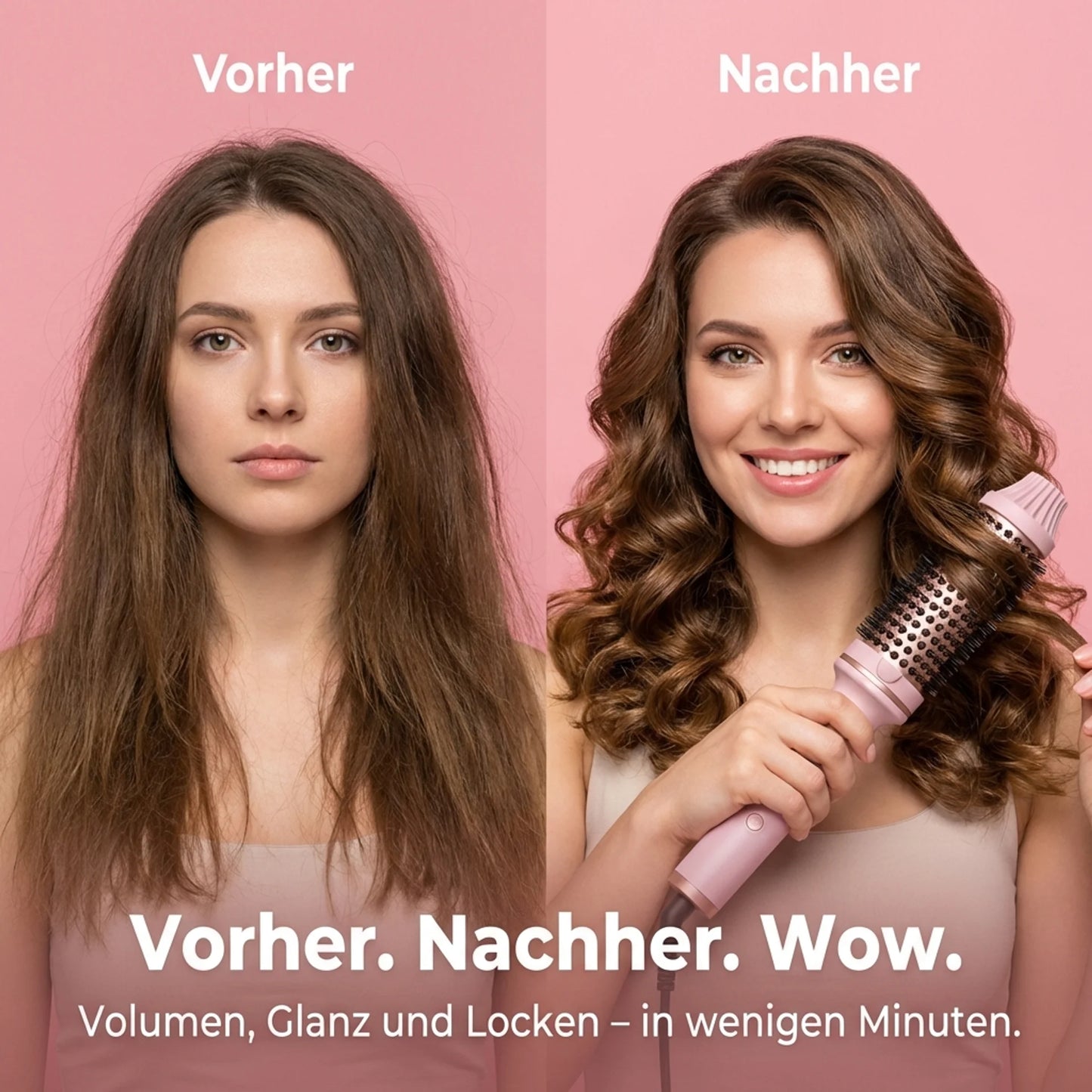 3-in-1 Haarstyler – Locken, Glätten & Volumen