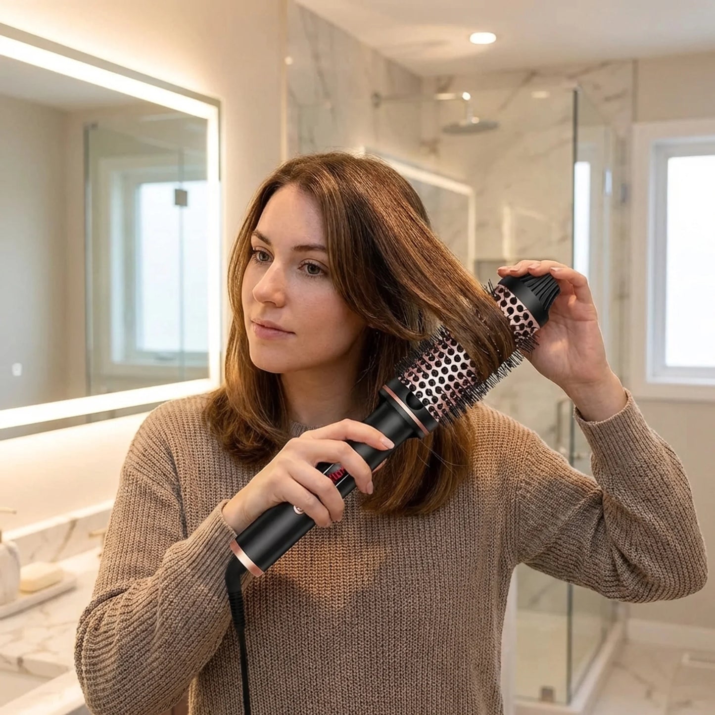 3-in-1 Haarstyler – Locken, Glätten & Volumen