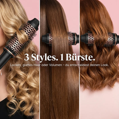 3-in-1 Haarstyler – Locken, Glätten & Volumen